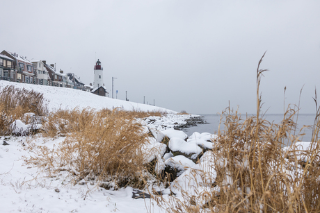Urk in de sneeuw