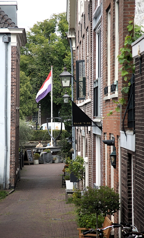 De vlag kan uit 