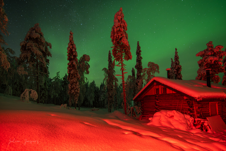 Het Noorderlicht in Kuusamo Finland