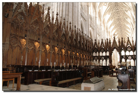 Inside Winchester Cathedral