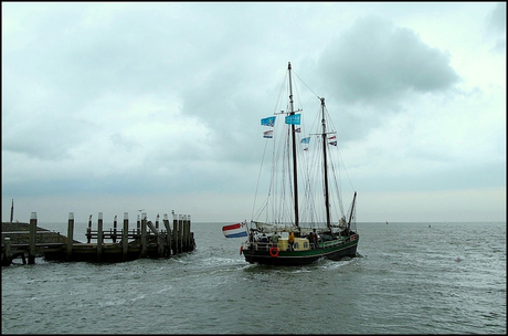 Naar open zee