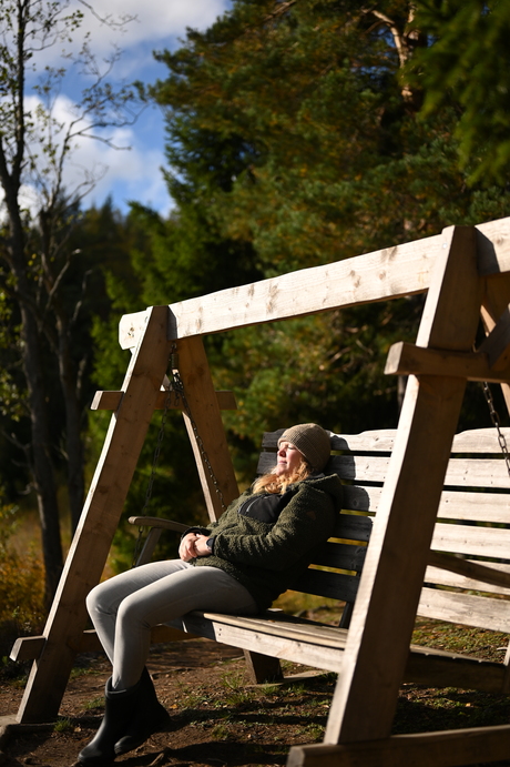 Zonnige dag in Zweden