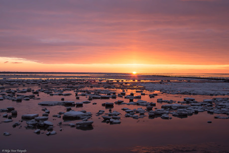 Zonsondergang Holwerd