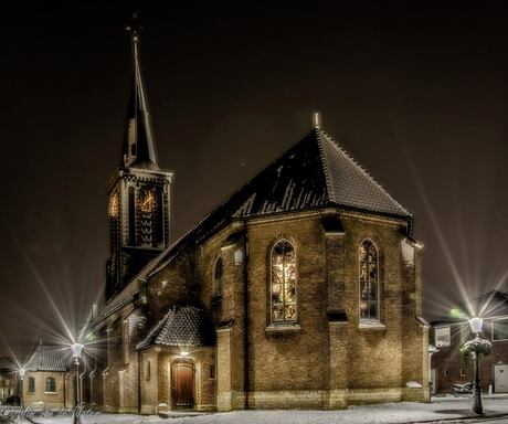 Kerk in de sneeuw