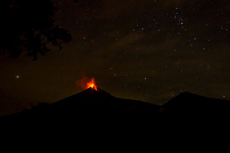 Active Volcano (Fuego) Guatemala
