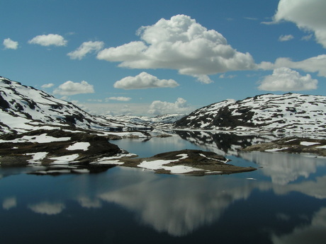 bergmeer in Noorwegen