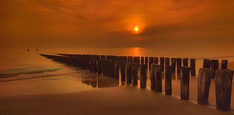 Zonsondergang Groot-Valkenisse