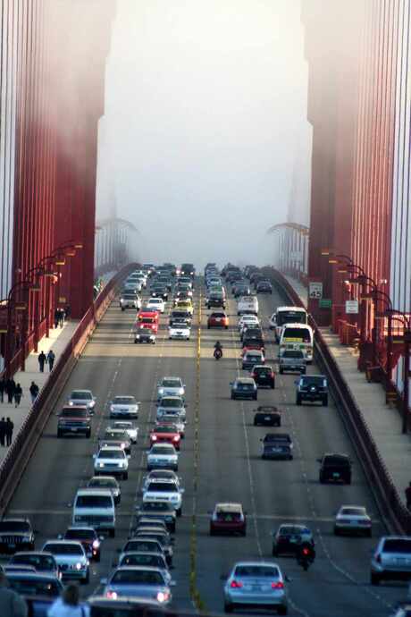 Golden Gate in the mist