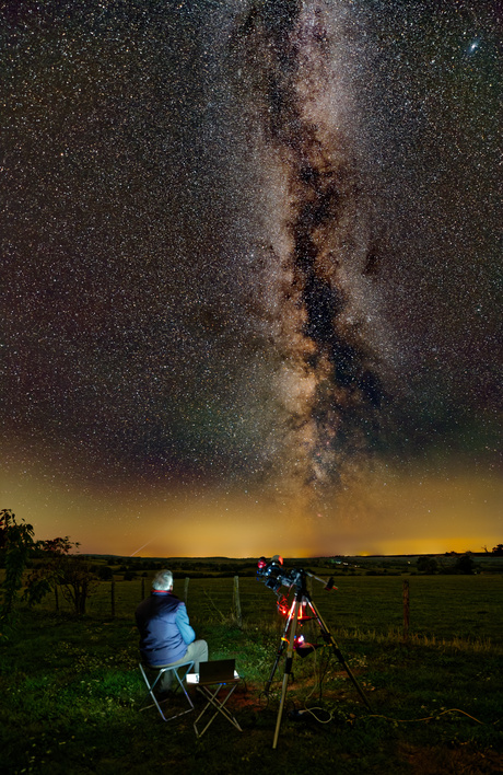 Making-off van opnames Rho Ophiuchi Cloud complex 