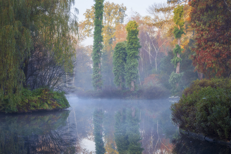 Heempark in herfstkleuren