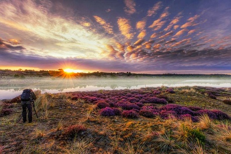 Als veel mensen nog op één oor liggen 