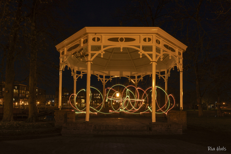 Lightpainting in Daam