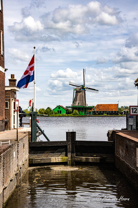 Sluis en molen Zaandijk