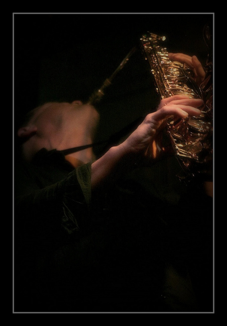 Sax in actie