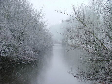 sneeuwachtig landschap