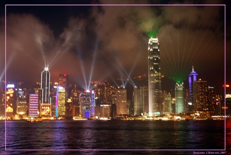 Hong Kong in laser!