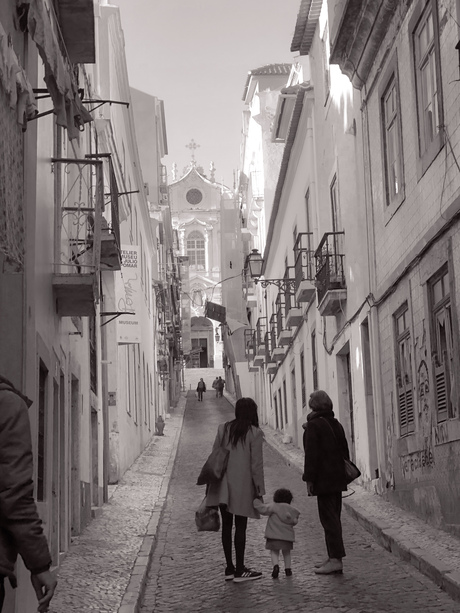 Prachtig straatje in porto 