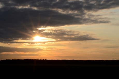 Oefing zonsondergang