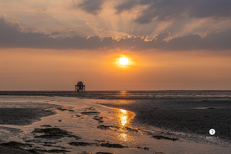 zonsondergang Engelsmanplaat