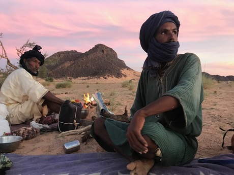 Herders in de Mauritaanse Sahara