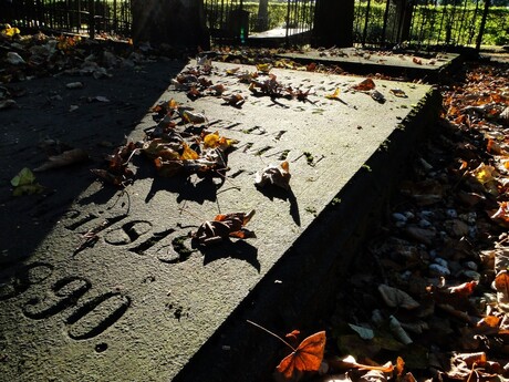 Een sfeervolle grafsteen