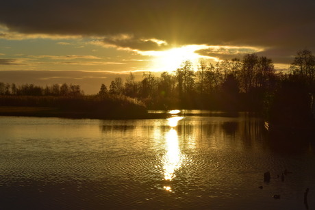 Zonsondergang in Nieuwkoop