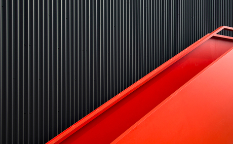 red stair