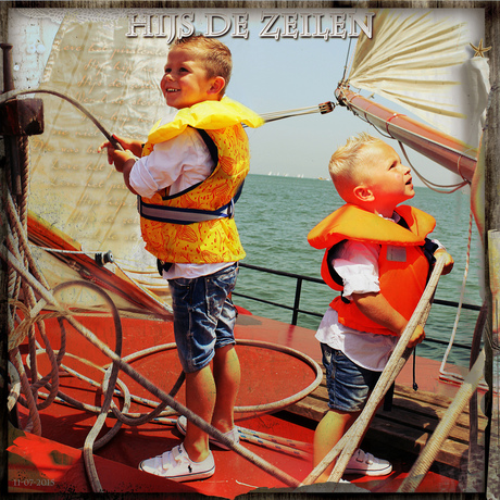 Zeilen op de Oosterschelde