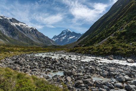 Hooker Valley Track naar Mount Cook