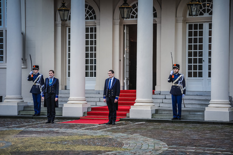 Beëdiging kabinet Rutte IV op het paleis Noordeinde in Den Haag