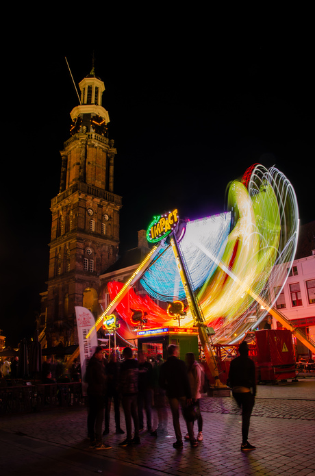 Schommelschip en lange sluitertijd