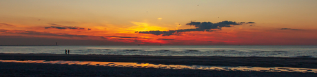 sunset Waddenzee