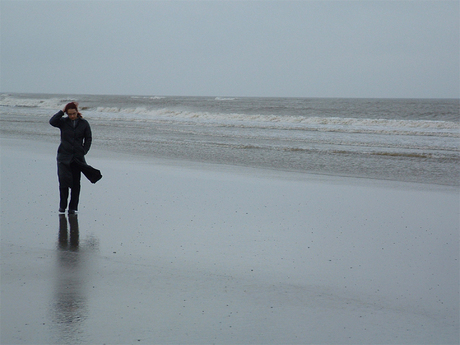 Op het strand van Ameland