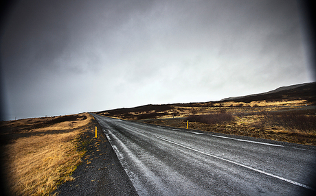 Iceland road - route 1 -