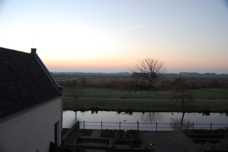 Uitzicht vanuit kasteel Westhoven