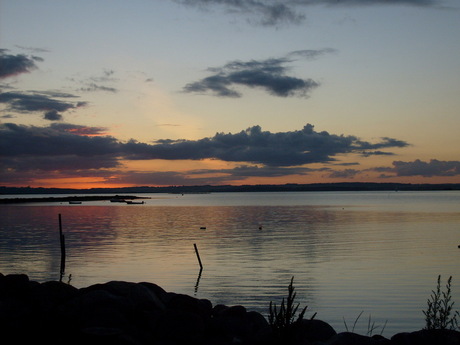 Zonsondergang Horsens Denemarken