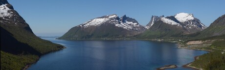 Uitkijk over de fjord