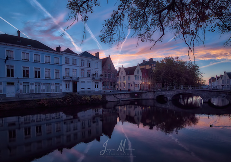 Brugge in de morgen.