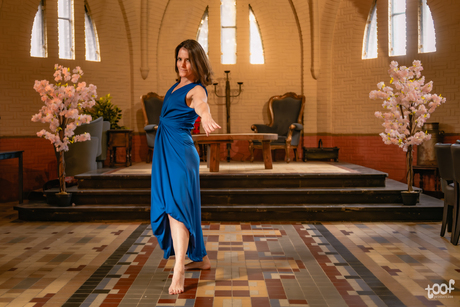 Dancing in the chapel...