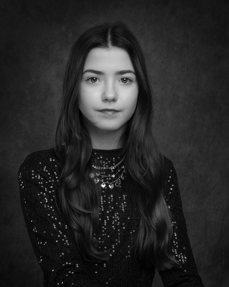 Fine art portret zwart wit