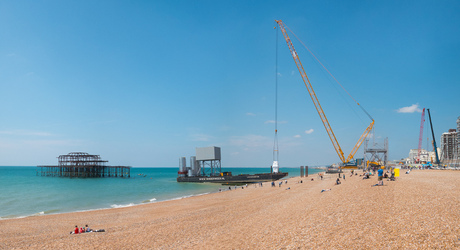 Brighton i360 - beachlanding - 11 June 2015