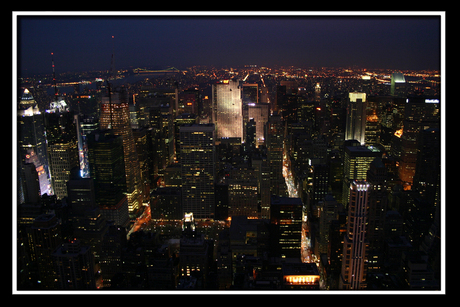 Upper Manhattan vanaf de Empire State Building