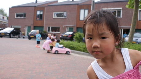 Nieuwsgierige dochter