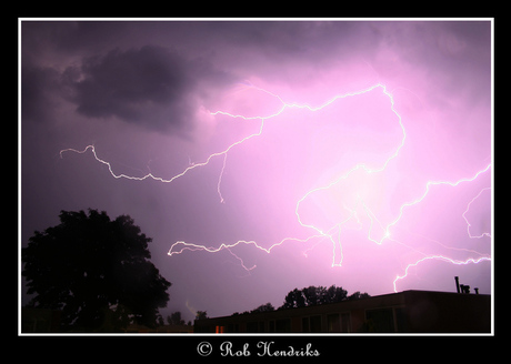 Onweer spektakel