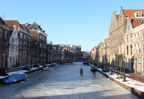 Schaatspret in Leiden