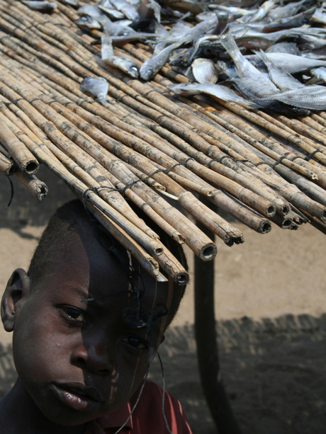 Vissersjongen in Malawi