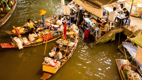 Floating market Thailand