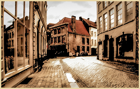 Een straatje in Brugge