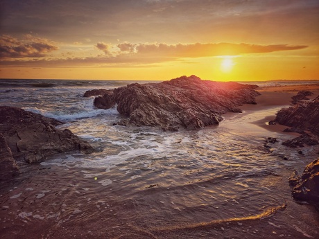 Sunset rocks 