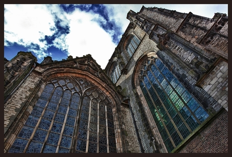 Oude kerk Delft HDR